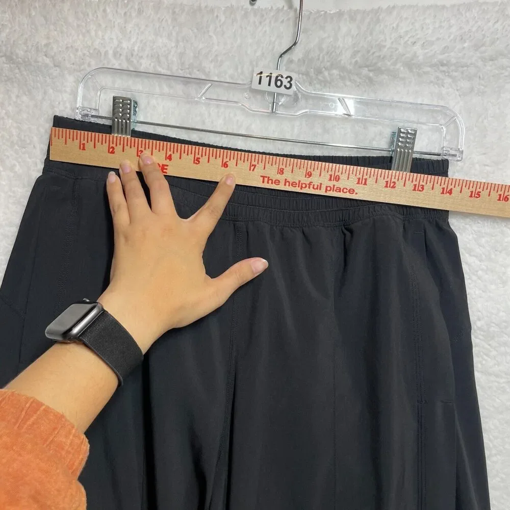 Lululemon Wanderer Culotte Wide Leg Pants 8 Black Pockets Swift Lightweight - Picture 7 of 14